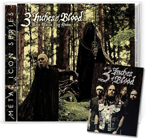 3 Inches of Blood Here Waits Thy Doom Three New CD + Booklet