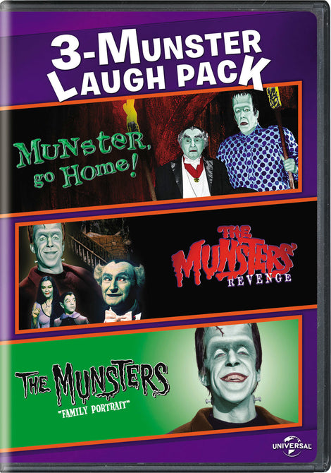 3 Munster Laugh Pack Munster Go Home The Munsters Revenge Family Portrait