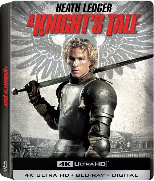 A Knights Tale New 4K Ultra HD Blu-ray Presale + Digital + Steelbook