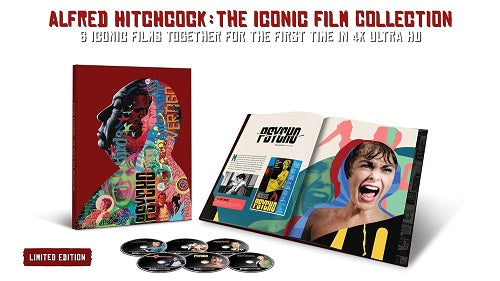 Alfred Hitchcock The Iconic Film Collection Limited 4K Ultra HD Blu-ray Box Set