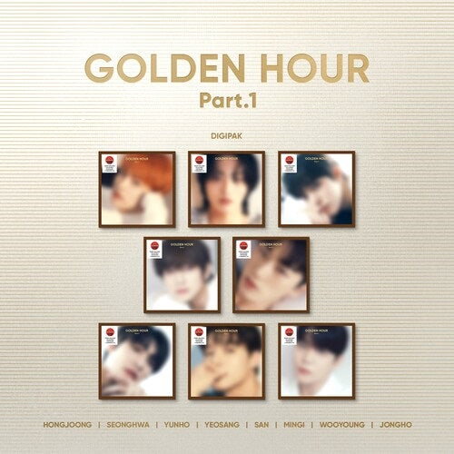 ATEEZ GOLDEN HOUR Part 1 (Digipak) Target Exclusive One CD + Photos Photo Cards