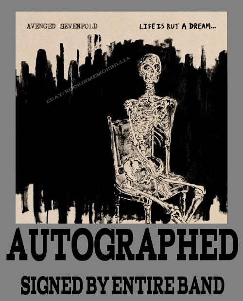 Avenged Sevenfold Life Is But A Dream Star Signed New CD