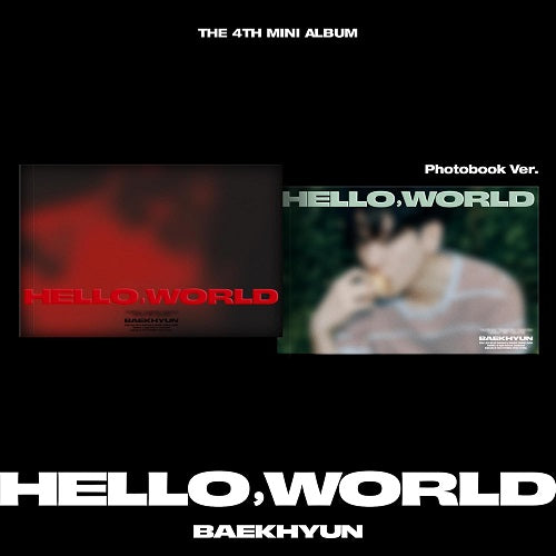 Baekhyun Hello World Photobook Version New CD + Sticker + Photo Book + Postcard