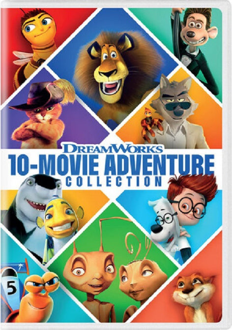 Dreamworks 10 Movie Adventure Collection New DVD Box Set