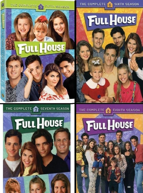Full House Season 5 + 6 + 7 + 8 Series Five Six Seven Eight New Region 4 DVD