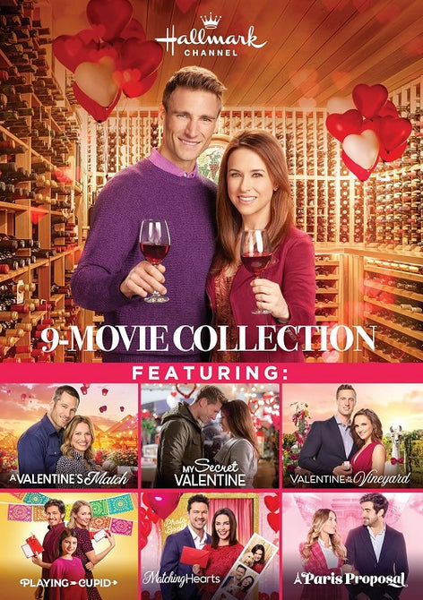 Hallmark 9 Movie Love Love Collection Valentines Match (Alexa PenaVega) New DVD