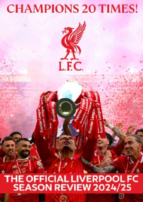 Liverpool FC The Official Season Review 2024 to 2025 New DVD Presale