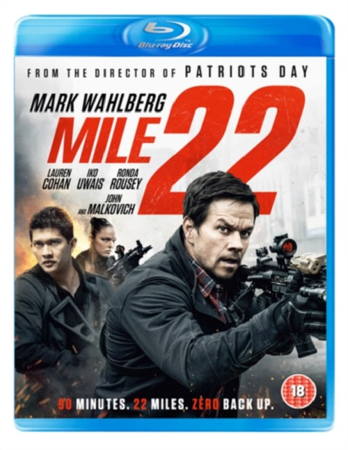 Mile 22 (Mark Wahlberg John Malkovich Lauren Cohan) New Region B Blu-ray
