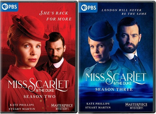 Miss Scarlet And The Duke Season 2 and 3 Series Masterpiece Mystery DVD