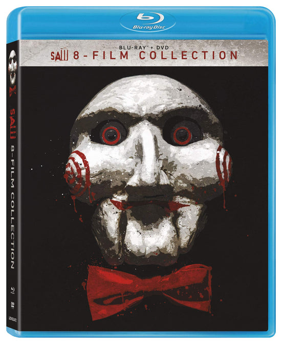 Saw 8 Film Collection 1 2 3 4 5 6 7 8 One to Eight New Region B Blu-ray + DVD