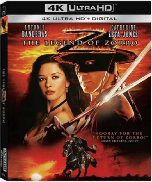 The Legend Of Zorro (Antonio Banderas) New 4K Ultra HD Region B Blu-ray