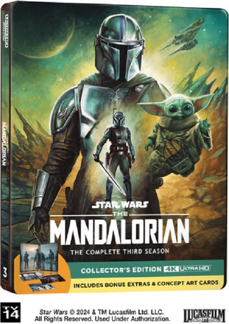The Mandalorian Season 3 Series Three Third 4K Ultra HD Reg B Blu-ray Steelbook