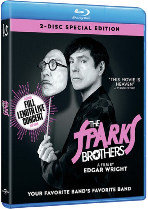 The Sparks Brothers New Blu-ray Region B 2xDiscs Special Edition
