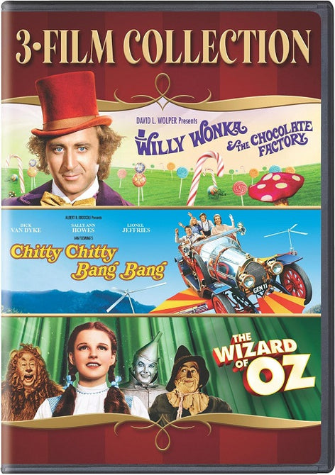 Willy Wonka Chocolate Factory Chitty Chitty Bang Bang Wizard of Oz DVD Presale