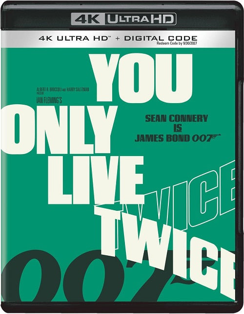 You Only Live Twice (Sean Connery) New 4K Ultra HD Blu-ray + Digital Presale