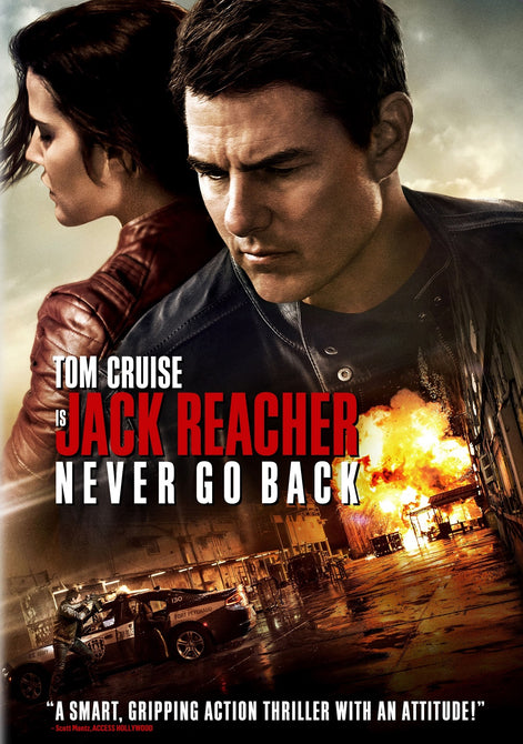 Jack Reacher Never Go Back (Tom Cruise Cobie Smulders) New Region 2 DVD