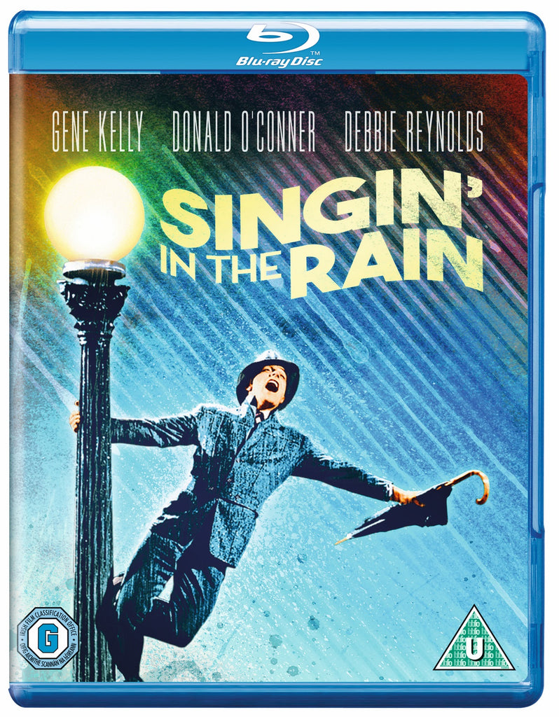 Poster 'Singing In The Rain' 50x70 Cm - Stampa Artistica Con Gene Kelly Per Arredamento Cinema