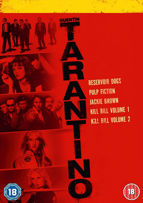 Quentin Tarantino Collection Kill Bill Pulp Fiction Reservoir Dogs Jackie Brown