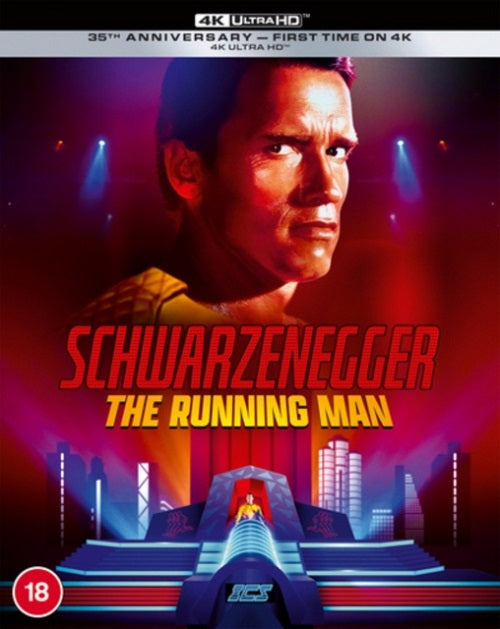 The Running Man 35th Anniversary Steelbook New 4K Ultra HD Region B Blu-ray