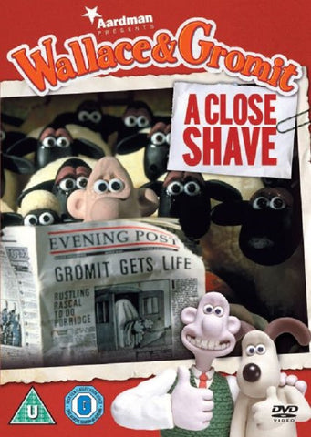 Wallace and Gromit A Close Shave (Peter Sallis Anne Reid) New Region 2 DVD