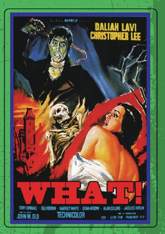 What Aka The Whip And The Body (Christopher Lee Daliah Lavi) & New DVD