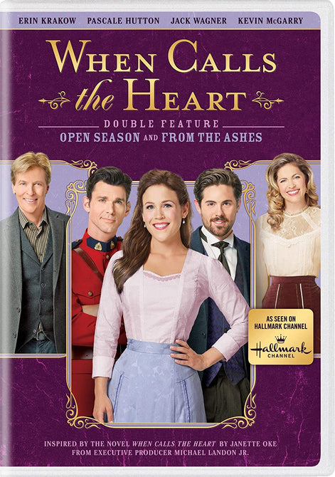 When Calls The Heart Open Season / From The Ashes 2 Movies Hallmark Channel DVD
