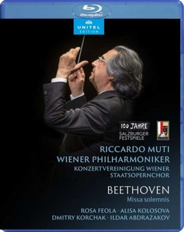 Wiener Philharmoniker Missa Solemnis (Riccardo Muti) New Region B Blu-ray