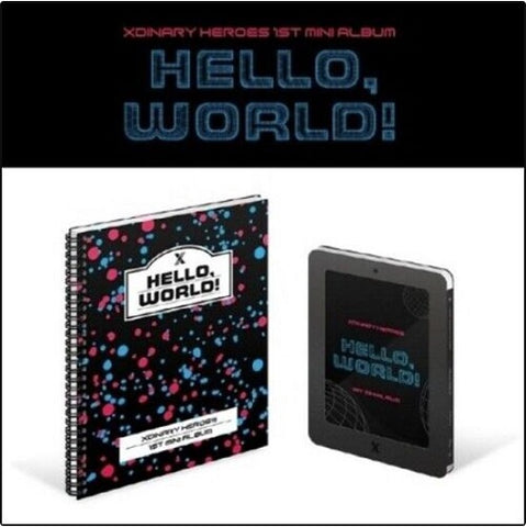 Xdinary Heroes Hello World New CD + Poster + Photo Book + Photos + Photo Cards