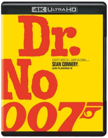 007 Dr No (Sean Connery Ursula Andress) 4K Ultra HD Region B Blu-ray Presale