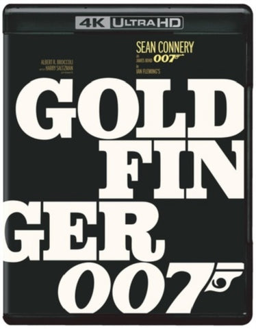 007 Goldfinger (Sean Connery Honor Blackman) 4K Ultra HD Reg B Blu-ray Presale