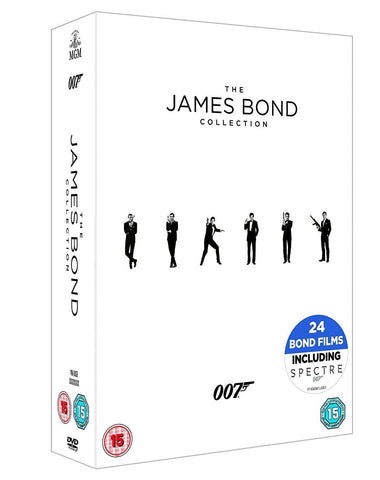 The James Bond Complete Collection 007 Region 2 DVD 24 Discs Box Set NEW