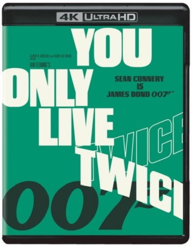 007 You Only Live Twice (Sean Connery) New 4K Ultra HD Region B Blu-ray Presale