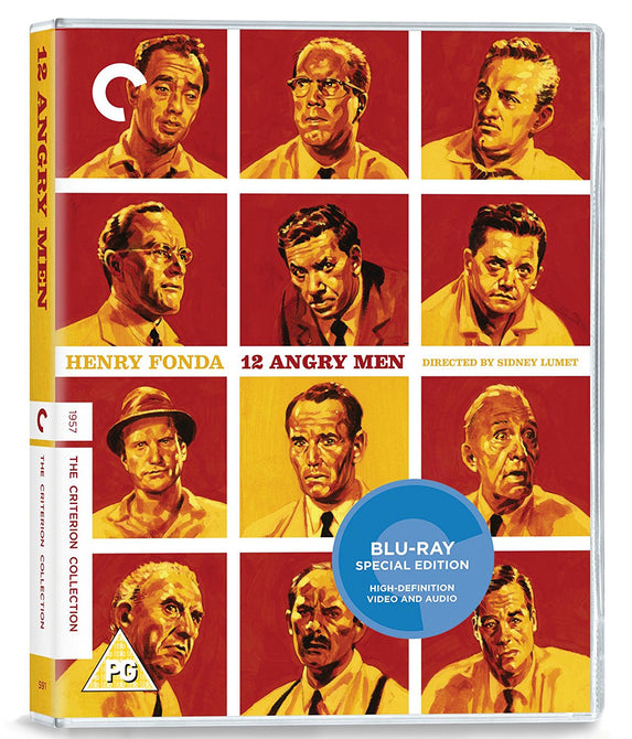 12 Angry Men The Criterion Collection - Blu-ray (Henry Fonda) Twelve Region B
