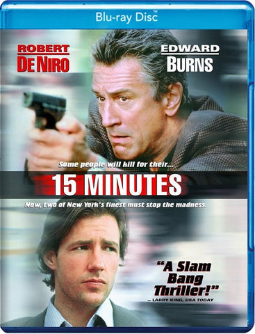 15 Minutes (Robert De Niro Kelsey Grammer Avery Brooks) Blu-ray