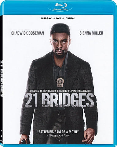 21 Bridges (Chadwick Boseman Sienna Miller) Blu-ray + DVD + Digital Presale
