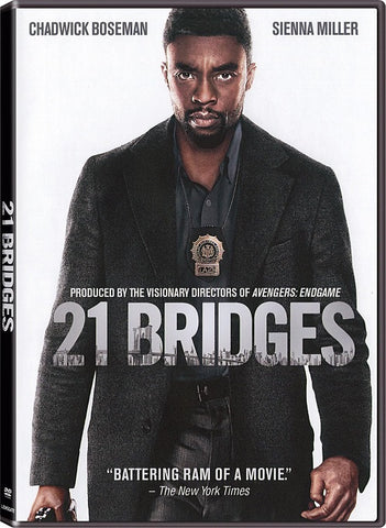 21 Bridges (Chadwick Boseman Sienna Miller J.K. Simmons) New DVD Presale