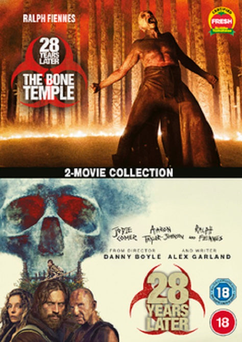 28 Years Later + 28 Years Later The Bone Temple New DVD IN STOCK