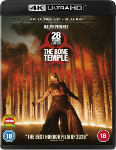 28 Years Later The Bone Temple New 4K Ultra HD Region B Blu-ray Presale