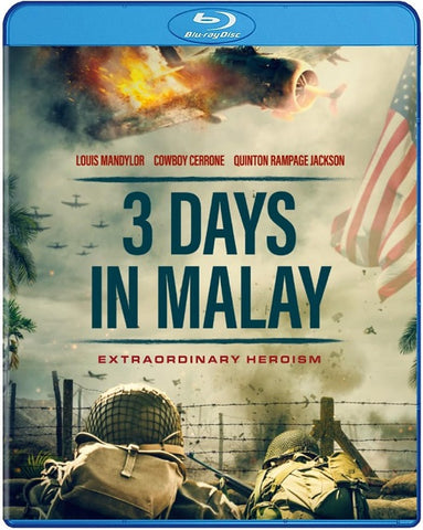 3 Days in Malay (Louis Mandylor Donald 'Cowboy' Cerrone) Three New Blu-ray