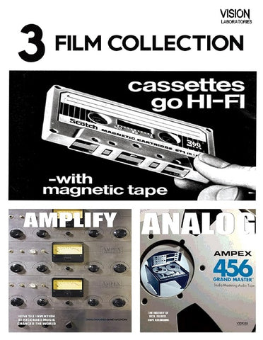 3 Film Collection Cassettes Go Hifi + Amplify + Analog New DVD Presale