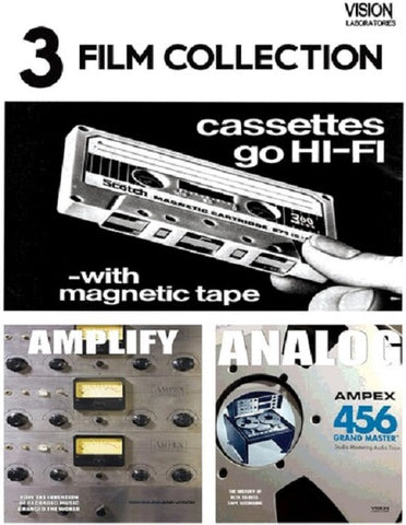 3 Film Collection Cassettes Go Hifi Amplify Analog New DVD Presale