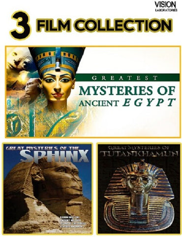3 Film Greatest Mysteries Of Ancient Egypt The Sphinx Tutankhamun DVD Presale