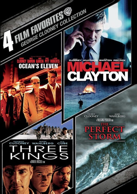 4 Film Favorites George Clooney Oceans Eleven Perfect Storm DVD Box Set Presale