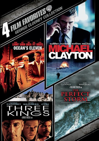 4 Film Favorites George Clooney Oceans Eleven Perfect Storm DVD Box Set Presale