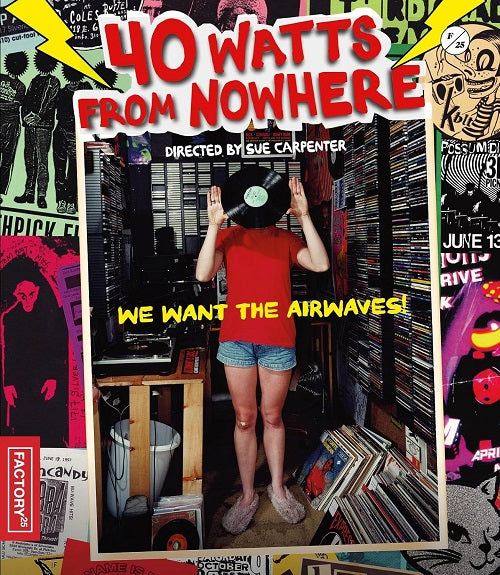 40 Watts From Nowhere (Sue Carpenter Mike Watt) New Blu-ray + Booklet Presale