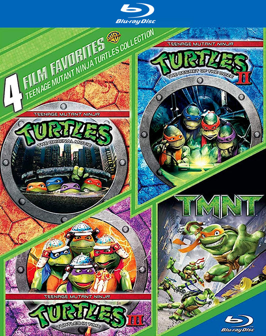 4 Film Favorites Teenage Mutant Ninja Turtles Collection Four Region B Blu-ray