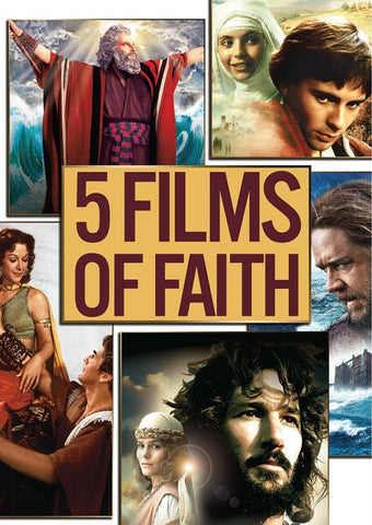 5 Films of Faith (Anne Baxter Judi Bowker Yul Brynner) New DVD