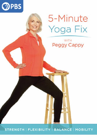 5 Minute Yoga Fix With Peggy Cappy Five New DVD Presale