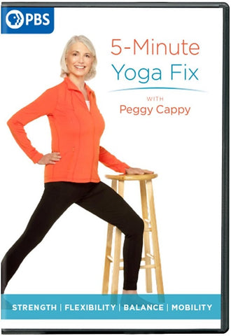 5 Minute Yoga Fix With Peggy Cappy Five New DVD