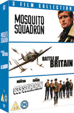 633 Squadron + Mosquito Squadron + Battle Of Britain New Region 4 DVD